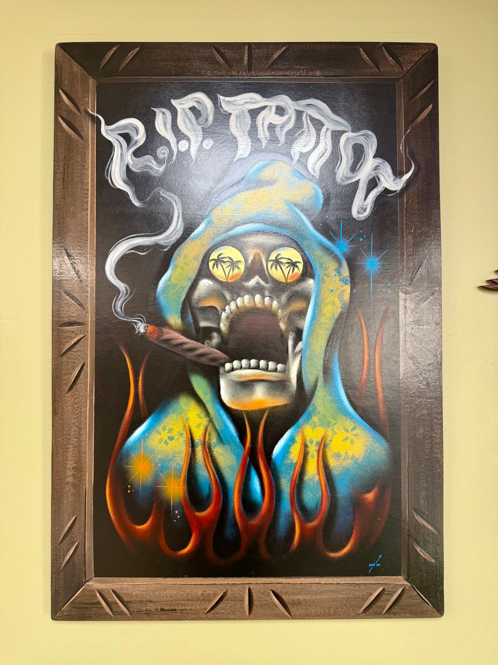 Reaper In Paradise Tattoo Honolulu Hawaii